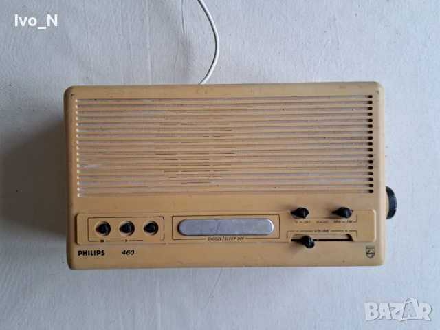 Ретро радио часовник Philips AS 460., снимка 4 - Радиокасетофони, транзистори - 52738317