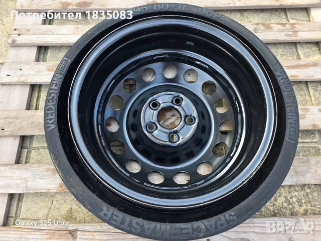 Резервна гума/патерица 17ка 5х120 VW Touareg, снимка 2 - Гуми и джанти - 53871173