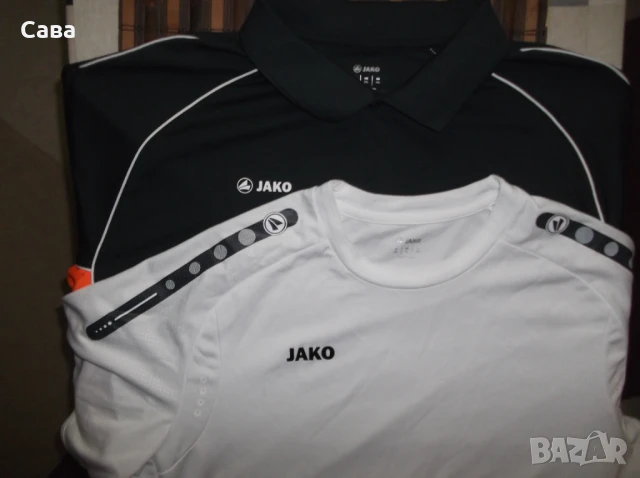 Тениски и шорти JAKO  мъжки,ХЛ-3ХЛ /черна,бяла,тъмносиня/