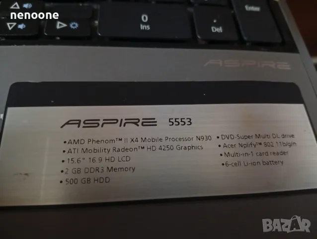 Acer Aspire 5553 ZR8 за части, снимка 2 - Части за лаптопи - 50066235