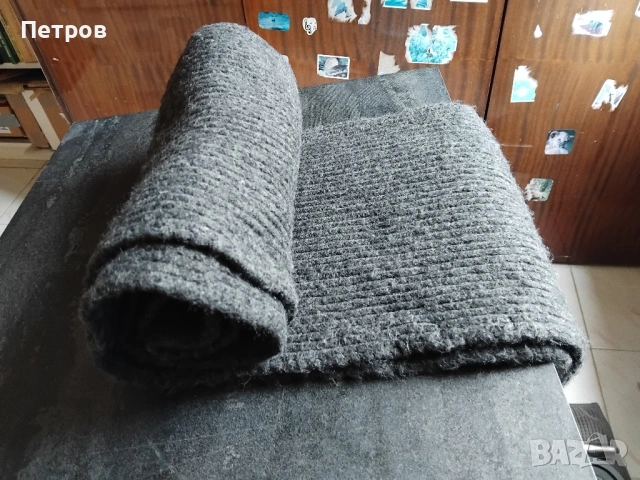 Плетен шал от вълна 100% ZARA, тъмносив, снимка 5 - Шалове - 53093309