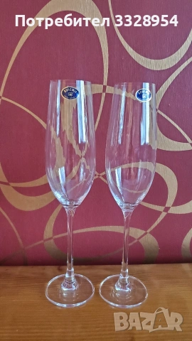 Кристални ритуални чаши 4броя , снимка 4 - Чаши - 54192061