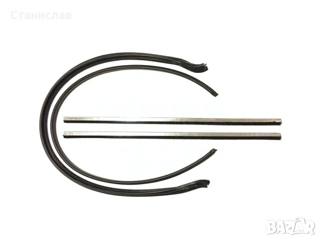 Mercedes W123 Уплътнение с метални четки за люк 