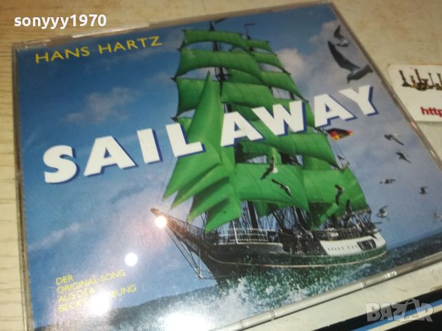 HANS HARTZ SAIL AWAY CD ВНОС GERMANY 1807241537, снимка 3 - CD дискове - 46623264