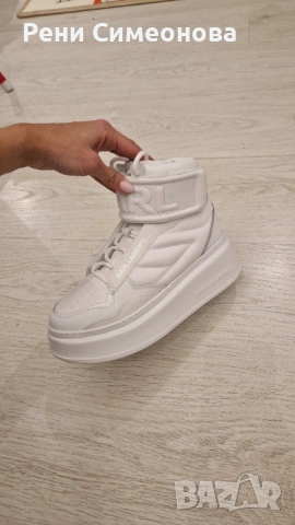 Бели кецове дамски, снимка 3 - Кецове - 53623121