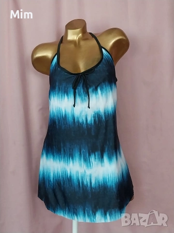 5XL Бански/ танкини/ в преливащи цветове 