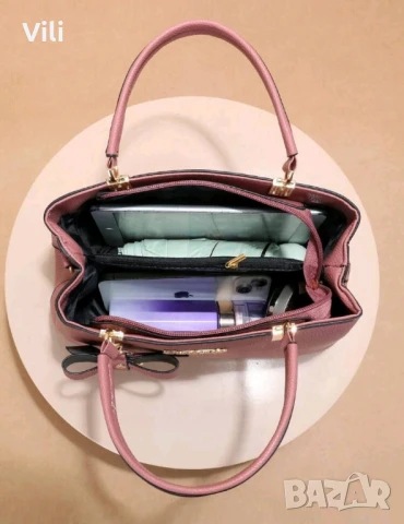 Стилна дамска чанта , снимка 3 - Чанти - 46085457