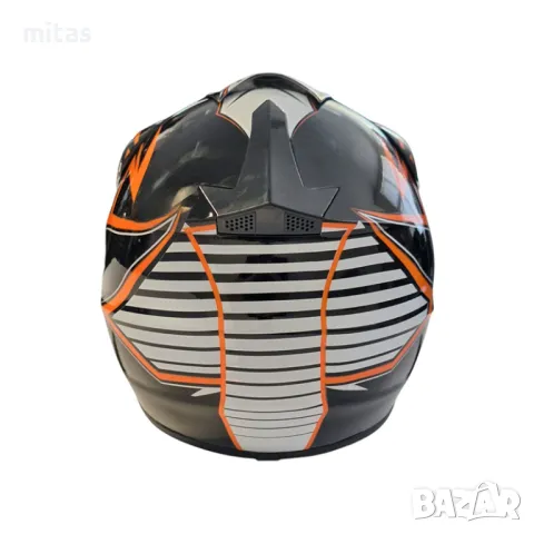 Кросова каска ACEBIKE, Full Face, DOT, Размер: M-L - Вело, Мото, Скутер, снимка 4 - Аксесоари за велосипеди - 49663456