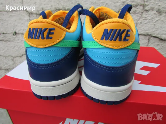 Маратонки Nike Dunk Low Hoops Blue Multi GS, снимка 4 - Маратонки - 49339732