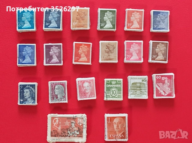 Лот от 500 пощенски марки за 6 евро и лот от 1000 марки за 10 евро., снимка 4 - Филателия - 53153237