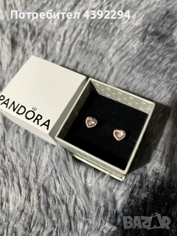 Обеци Pandora , снимка 3 - Обеци - 53040303