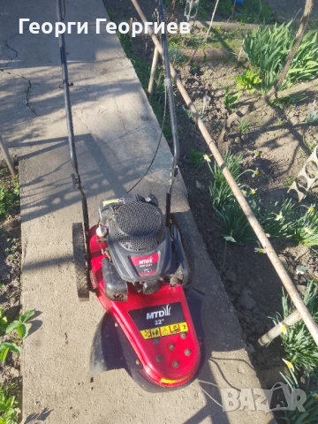 Продавам моторна бензинова косачка. В много добро състояние., снимка 4 - Градинска техника - 54263262