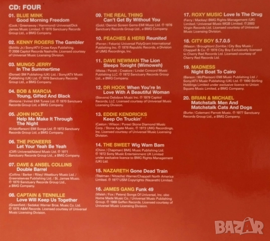 Колекция от 5 оригинални компакт диска - 100 песни - CD compact disk, снимка 6 - CD дискове - 51979487