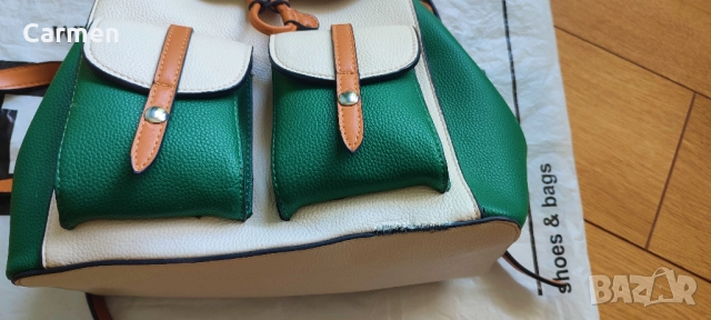 TendenZ - дамска раница в зелен цвят, снимка 5 - Раници - 52429479