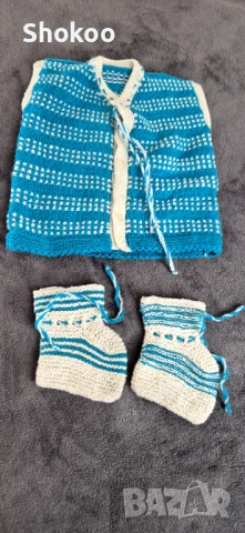 Бебешки дрехи от 0-6 м. , снимка 2 - Комплекти за бебе - 53829941