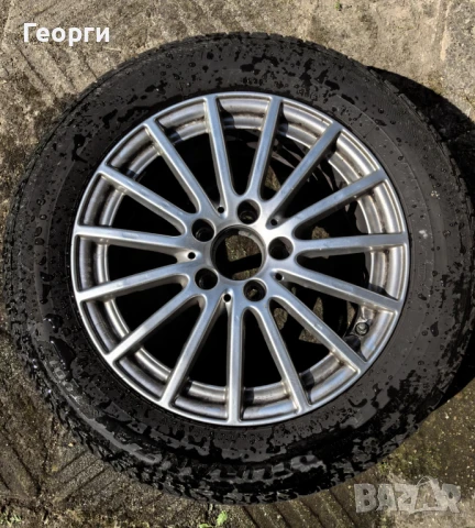 Джанти 16ки за Мерцедес + гуми BRIDGESTONE TURANZA, снимка 8 - Гуми и джанти - 50740202