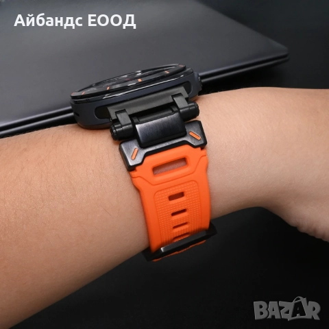 Титаниева TPU каишка за Samsung Galaxy Watch Ultra 47mm, снимка 4 - Samsung - 52124172