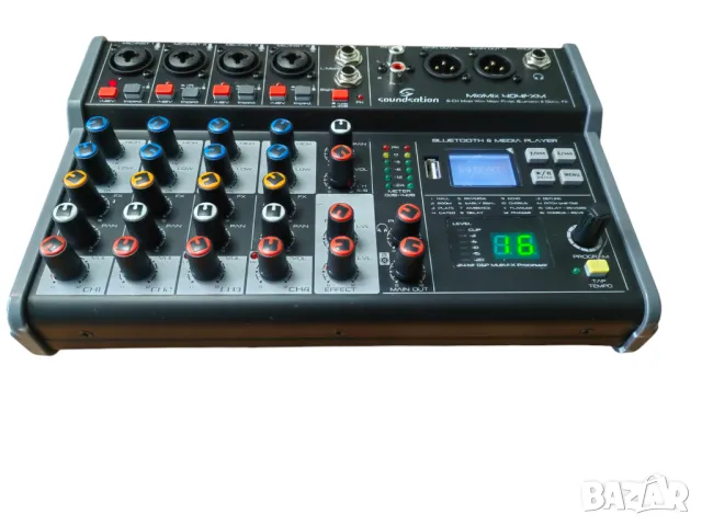 Смесителен пулт 4 моно + 1 стерео MIOMIX 404FXM

, снимка 4 - Ресийвъри, усилватели, смесителни пултове - 50253286