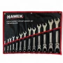 Комплект Звездогаечни Трещотни Ключове с Чупещо Рамо 8-32 мм – 13 части HAWEK, снимка 4