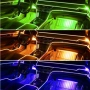 RGB LED осветление за интериор на автомобил с Bluetooth управление и музикален режим A6139, снимка 6