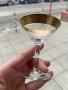 Обожавам ги 🥰 Бонбонски кристални чаши с любима форма и широк,гравиран златен кант и във вътрешност, снимка 7