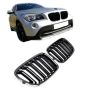 Двойни M Спортни Бъбреци Решетки BMW X1 E84 09-2015 БМВ Х1 Е84 черен гланц, снимка 1