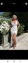 Бяла официална рокля, снимка 1 - Рокли - 45357666