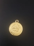 Позлатена османска монета с халка , снимка 4