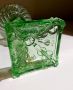🍃🌾🌿Керосинова газена лампа от зелено стъкло , снимка 6