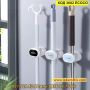 Стенна самозалепваща закачалка за метли и мопове със здраво закрепване - КОД 3682 ECOCO, снимка 10