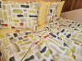 Спално бельо Ранфорс Памучни комплекти(3,4 или 6 части)олекотени,чаршаф с ластик от производител, снимка 13