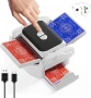 Snookids електрическа машина за разбъркване на карти 1–2 тестета акумулаторна 2000mAh, снимка 1