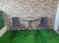 Градински комплект 2 стола с маса, снимка 5
