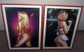 Две картини 35х25см, Ана Курникова и Лепа брена, художник  Bruce Colero, снимка 1