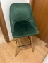 Бар СТОЛОВЕ 2БР тъмнозелени/кадифе, снимка 1