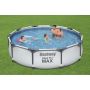 BESTWAY кръгъл басейн с ф. помпа 3.05m x 76cm Steel Pro, снимка 1 - Басейни и аксесоари - 45918517