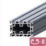 УСИЛЕН Конструктивен алуминиев профил 60x90 Слот 8 Т-Образен
