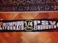 Олимпик Лион ПСВ Айндховен Шампионска Лига 2005 оригинален официален шал Lyon PSV Eindhoven , снимка 3
