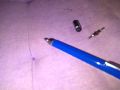 Метална химикалка нова маркова 7 части -две отвертки-химикал-стилус-нивелир-линия в см и в инча, снимка 10