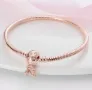 Сребърна гривна 925 Pandora Moment Rose Gold , снимка 3