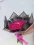 Букет от вечни сатенени рози , снимка 3