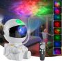 Звезден LED проектор астронавт Nebula Spaceman Light, 360° регулируем, дистанционно , снимка 1 - Детски нощни лампи - 45608213