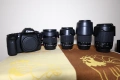 Canon Eos 80D + 4 обектива, снимка 1