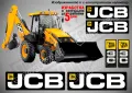 JCB 3C стикери надписи, снимка 1