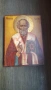 Икона „Св. Николай Чудотворец“ – върху дърво, с сертификат, снимка 1