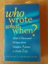 WHO WROTE WHAT WHEN, снимка 2