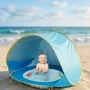 Саморазгъваща плажна палатка с басейн 2в1 – UV защита, водоустойчива, деца, снимка 7