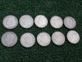 лот от 10 броя сребърни монети по 20 лева 1930г., снимка 3