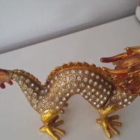 Статуетка Фигура златен дракон , снимка 11 - Статуетки - 45324508