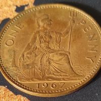 Монети Великобритания 1 пени, 1961 - 1967 година, снимка 13 - Нумизматика и бонистика - 43896293
